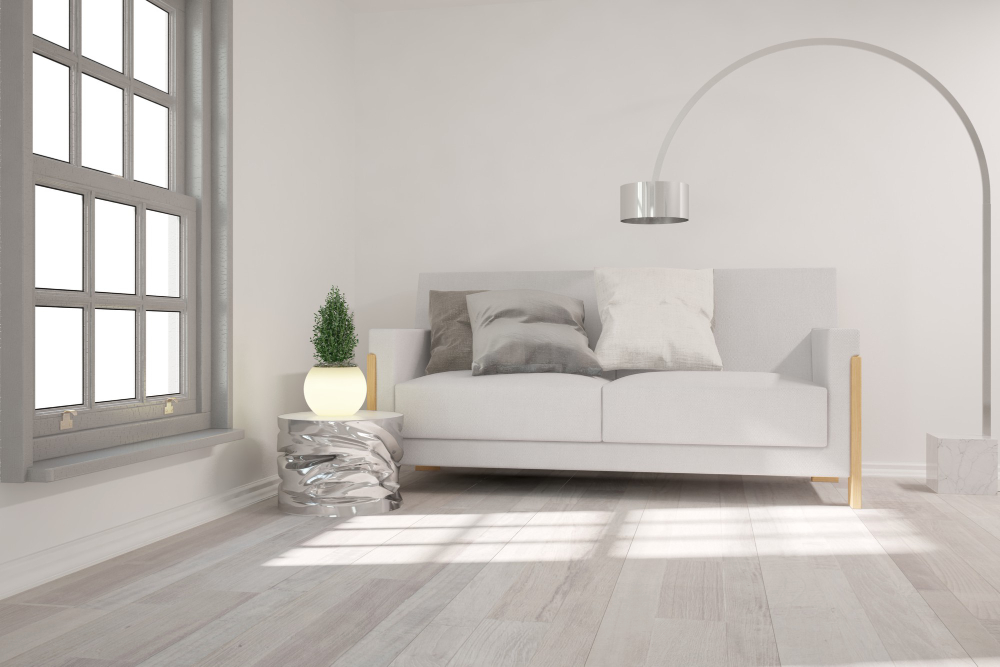 parquet gris clair pour illuminer votre salon